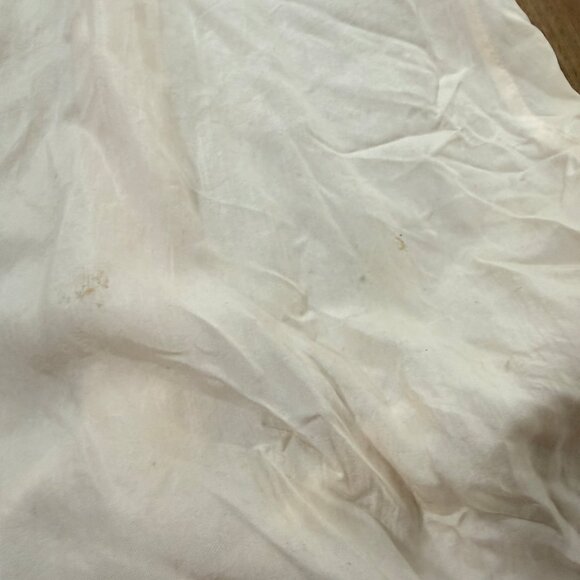 Vintage Linda 100% Silk & Lace Maxi Robe Long Coquette Romantic Light Pink M - Picture 13 of 16